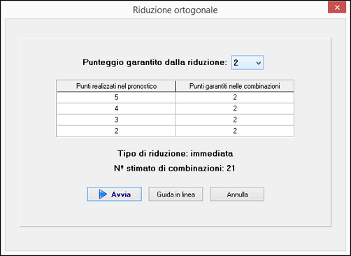 Riduzione ortogonale