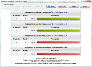 Calcolo della probabilità di vincita