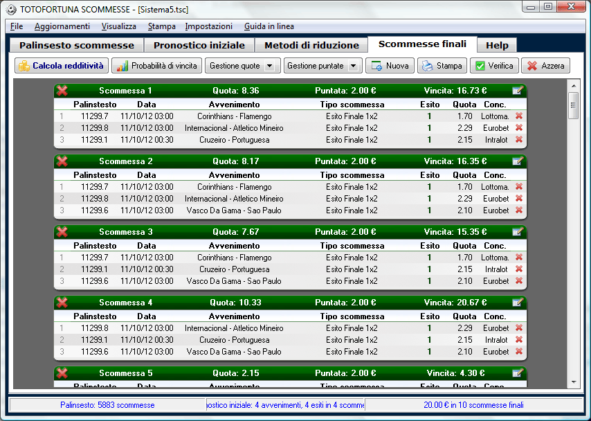 programmi totocalcio da